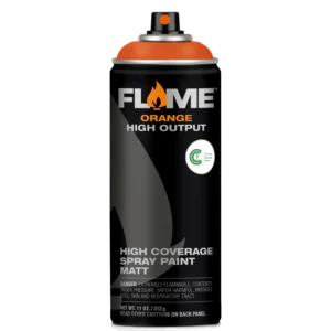 ספריי גרפיטי לחץ גבוה עד 12יח -MOLOTOW Flame Orange