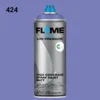 ספריי גרפיטי לחץ נמוך -  MOLOTOW Flame Blue - cosmos-blue-light-fb-424