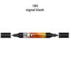 מרקר אקריליק דו ראשי - Molotow One4All Marker 4+1.5mm - 252-black-gloss-new