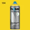 ספריי גרפיטי לחץ נמוך -  MOLOTOW Flame Blue - cadmium-yellow-fb-104
