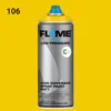 ספריי גרפיטי לחץ נמוך -  MOLOTOW Flame Blue - signal-yellow-fb-106