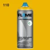 ספריי גרפיטי לחץ נמוך -  MOLOTOW Flame Blue - melon-yellow-fb-110