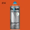 ספריי גרפיטי לחץ נמוך -  MOLOTOW Flame Blue - red-orange-fb-214