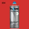 ספריי גרפיטי לחץ נמוך -  MOLOTOW Flame Blue - signal-red-fb-304