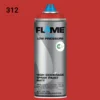 ספריי גרפיטי לחץ נמוך -  MOLOTOW Flame Blue - fire-red-fb-312