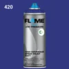 ספריי גרפיטי לחץ נמוך -  MOLOTOW Flame Blue - viola-dark-fb-420