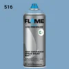ספריי גרפיטי לחץ נמוך -  MOLOTOW Flame Blue - cream-blue-light-fb-516