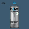 ספריי גרפיטי לחץ נמוך -  MOLOTOW Flame Blue - denim-blue-dark-fb-530