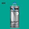 ספריי גרפיטי לחץ נמוך -  MOLOTOW Flame Blue - lagoon-blue-fb-604