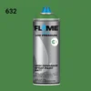 ספריי גרפיטי לחץ נמוך -  MOLOTOW Flame Blue - leaf-green-fb-632