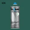 ספריי גרפיטי לחץ נמוך -  MOLOTOW Flame Blue - fir-green-fb-636