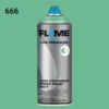 ספריי גרפיטי לחץ נמוך -  MOLOTOW Flame Blue - menthol-fb-666