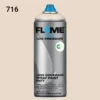 ספריי גרפיטי לחץ נמוך -  MOLOTOW Flame Blue - skin-light-fb-716