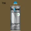 ספריי גרפיטי לחץ נמוך -  MOLOTOW Flame Blue - khaki-grey-fb-736