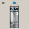 ספריי גרפיטי לחץ נמוך -  MOLOTOW Flame Blue - light-grey-neutral-fb-834