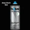 ספריי גרפיטי לחץ נמוך -  MOLOTOW Flame Blue - deep-black-fb-904