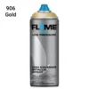 ספריי גרפיטי לחץ נמוך -  MOLOTOW Flame Blue - gold-fb-906