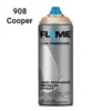 ספריי גרפיטי לחץ נמוך -  MOLOTOW Flame Blue - copper-fb-908