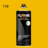 ספריי גרפיטי לחץ גבוה עד 12יח  -MOLOTOW Flame Orange - 110-melon-yellow
