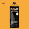 ספריי גרפיטי לחץ גבוה עד 12יח  -MOLOTOW Flame Orange - 113-curry