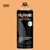 ספריי גרפיטי לחץ גבוה עד 12יח  -MOLOTOW Flame Orange - 200-peach