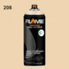 ספריי גרפיטי לחץ גבוה עד 12יח  -MOLOTOW Flame Orange - 208-pfirsich-kalt