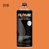 ספריי גרפיטי לחץ גבוה עד 12יח  -MOLOTOW Flame Orange - 210-apricot
