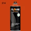 ספריי גרפיטי לחץ גבוה עד 12יח  -MOLOTOW Flame Orange - 214-red-orange