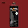 ספריי גרפיטי לחץ גבוה עד 12יח  -MOLOTOW Flame Orange - 306-ruby-red