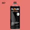 ספריי גרפיטי לחץ גבוה עד 12יח  -MOLOTOW Flame Orange - 307-coral