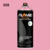 ספריי גרפיטי לחץ גבוה עד 12יח  -MOLOTOW Flame Orange - 308-pigletpink-lgt