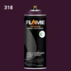 ספריי גרפיטי לחץ גבוה עד 12יח  -MOLOTOW Flame Orange - 318-tra-purple-drk