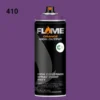 ספריי גרפיטי לחץ גבוה עד 12יח  -MOLOTOW Flame Orange - 410-blackberry