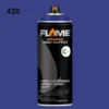 ספריי גרפיטי לחץ גבוה עד 12יח  -MOLOTOW Flame Orange - 420-viola-dark