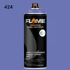 ספריי גרפיטי לחץ גבוה עד 12יח  -MOLOTOW Flame Orange - 424-cosmos-blue-lgt
