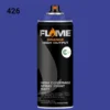 ספריי גרפיטי לחץ גבוה עד 12יח  -MOLOTOW Flame Orange - 426-cosmos-blue