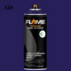 ספריי גרפיטי לחץ גבוה עד 12יח  -MOLOTOW Flame Orange - 428-cosmos-blue-drk