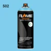 ספריי גרפיטי לחץ גבוה עד 12יח  -MOLOTOW Flame Orange - 502-lighting-blue