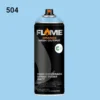 ספריי גרפיטי לחץ גבוה עד 12יח  -MOLOTOW Flame Orange - 504-light-blue-lgt