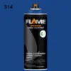 ספריי גרפיטי לחץ גבוה עד 12יח  -MOLOTOW Flame Orange - 514-true-blue