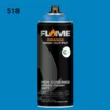 ספריי גרפיטי לחץ גבוה עד 12יח  -MOLOTOW Flame Orange - 518-cream-blue