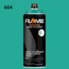 ספריי גרפיטי לחץ גבוה עד 12יח  -MOLOTOW Flame Orange - 604-lagoon-blue