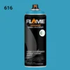 ספריי גרפיטי לחץ גבוה עד 12יח  -MOLOTOW Flame Orange - 616-aqua-light