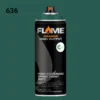 ספריי גרפיטי לחץ גבוה עד 12יח  -MOLOTOW Flame Orange - 636-fir-green