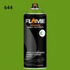 ספריי גרפיטי לחץ גבוה עד 12יח  -MOLOTOW Flame Orange - 644-kiwi-dark