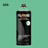 ספריי גרפיטי לחץ גבוה עד 12יח  -MOLOTOW Flame Orange - 666-menthol