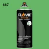 ספריי גרפיטי לחץ גבוה עד 12יח  -MOLOTOW Flame Orange - 667-crazy-menthol