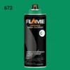 ספריי גרפיטי לחץ גבוה עד 12יח  -MOLOTOW Flame Orange - 672-turquoise