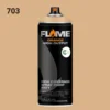 ספריי גרפיטי לחץ גבוה עד 12יח  -MOLOTOW Flame Orange - 703-milk-coffee