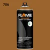 ספריי גרפיטי לחץ גבוה עד 12יח  -MOLOTOW Flame Orange - 706-ocher